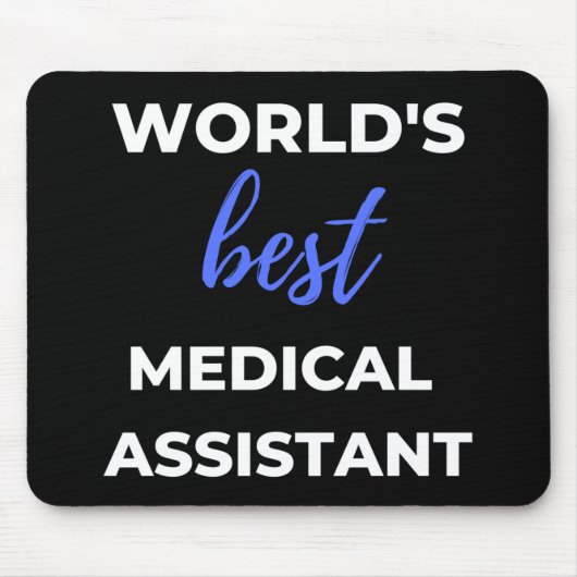 Beste medische assistent ter wereld muismat (Voorkant)