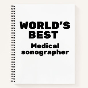 Beste medische Sonograaf ter wereld Notitieboek
