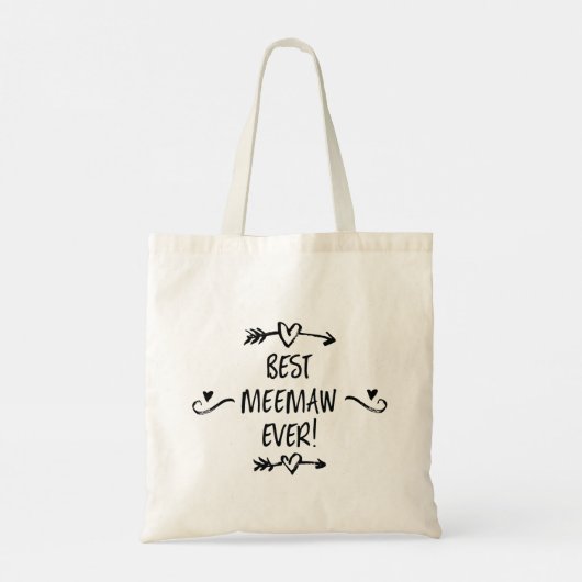 Beste MeeMaw Ooit Boodschappentas Tote Bag (Achterkant)