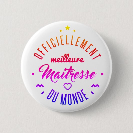 Beste meesterwerk ter wereld ronde button 5,7 cm (Voorkant)