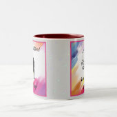 Beste meisje papa ooit tweekleurig Mok (Center)