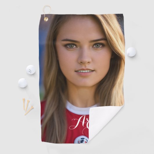 Beste Meisje van de Kunst Golf Handdoek (Insitu)