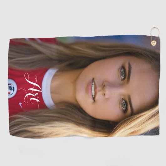 Beste Meisje van de Kunst Golf Handdoek (Horizontaal)