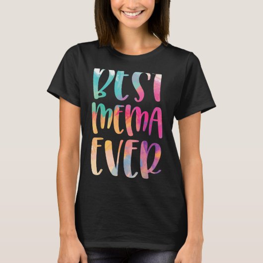 Beste Mema ooit Moederdag T-shirt (Voorkant)
