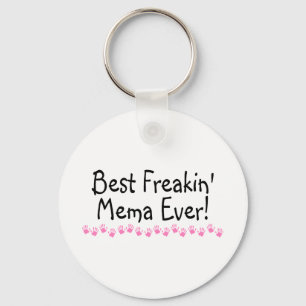 Beste Mema Ooit Sleutelhanger