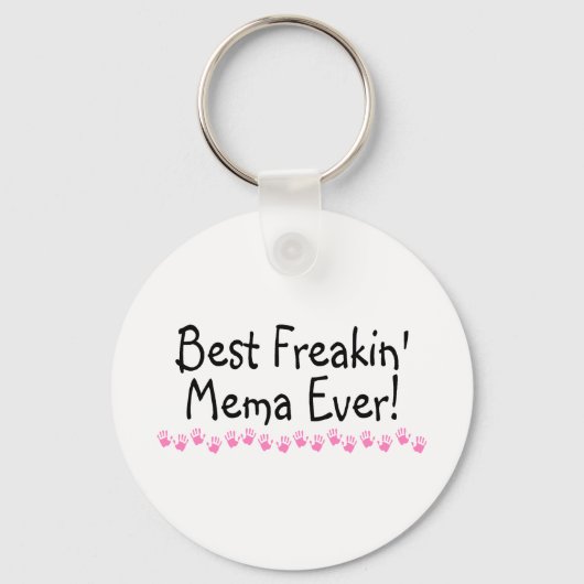 Beste Mema Ooit Sleutelhanger (Voorkant)