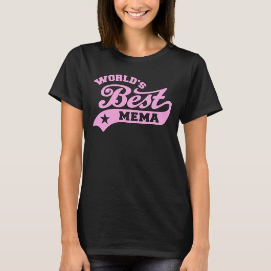 Beste Mema van de wereld T-shirt (Voorkant)