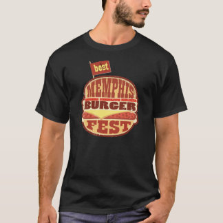 Beste Memphis Burger Fest T-shirt