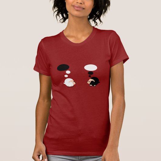 beste mening over schapen t-shirt (Voorkant)