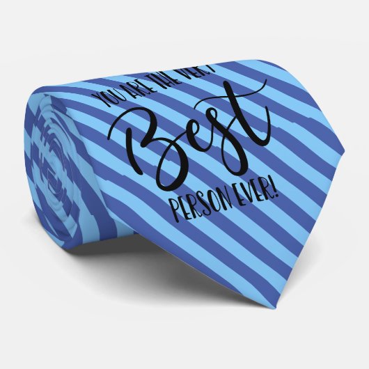 Beste mens ooit stropdas (Opgerold)