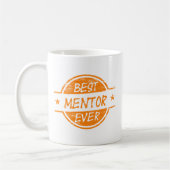 Beste Mentor ooit Oranje Koffiemok (Links)