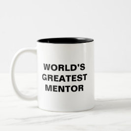 Beste Mentor Ter Wereld Dank Je Leraar Tweekleurige Koffiemok