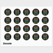 Beste mevrouw leidinggevende ronde sticker (Vel)