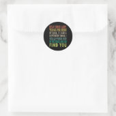 Beste mevrouw leidinggevende ronde sticker (Tas)