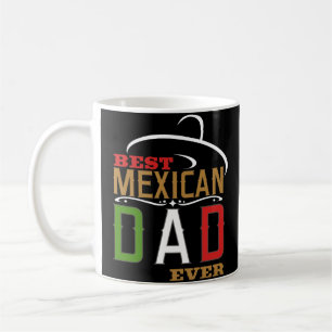 Beste Mexicaanse vader op de dag van de koffiedag Koffiemok