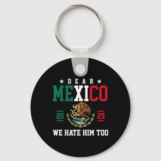 Beste Mexico, we haten hem te grappig Mexicaanse G Sleutelhanger (Voorkant)