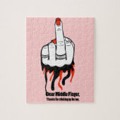 Beste Midden Vinger Legpuzzel (Verticaal)