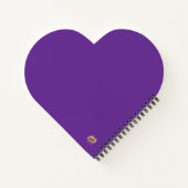 Beste Mij .. Donkerpaarse Spiraal Notebook Notitieboek (Achterkant)