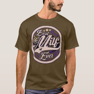 Beste Milf ooit Paarse T-shirt