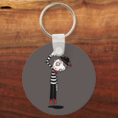 Beste Mime ooit Sleutelhanger (Voorkant)