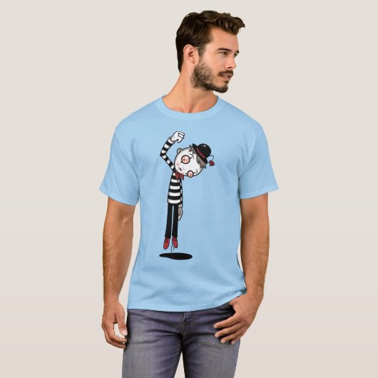 Beste Mime ooit T-shirt (Voorkant volledig)