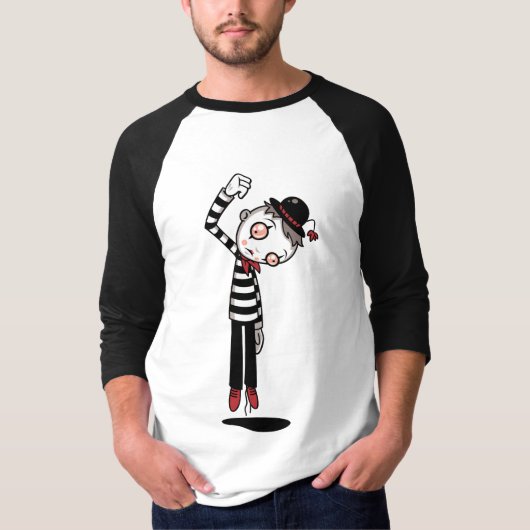 Beste Mime ooit T-shirt (Voorkant)