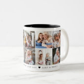 Beste Mimi ooit, 10 Photo Grid Gift voor oma Tweekleurige Koffiemok (Voorkant rechts)