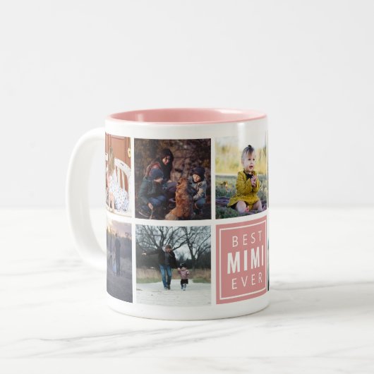 Beste MIMI ooit aangepaste foto Mok (Voorkant links)