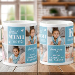 Beste MIMI ooit Custom 7 Fotocollage Grootmoeder Koffiemok<br><div class="desc">Introductie van het perfecte cadeau voor de beste MIMI ooit - een gepersonaliseerde foto collage koffie mok! Deze stijlvolle en moderne mok beschikt over ruimte voor 7 speciale afbeeldingen, waardoor een uniek en sentimenteel cadeau wordt gecreëerd dat elke moeder zou aanbidden. Met de mogelijkheid om een gepersonaliseerd monogram initiaal en...</div>
