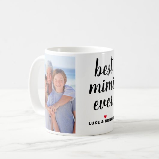 Beste Mimi Ooit Foto Koffiemok (Voorkant links)