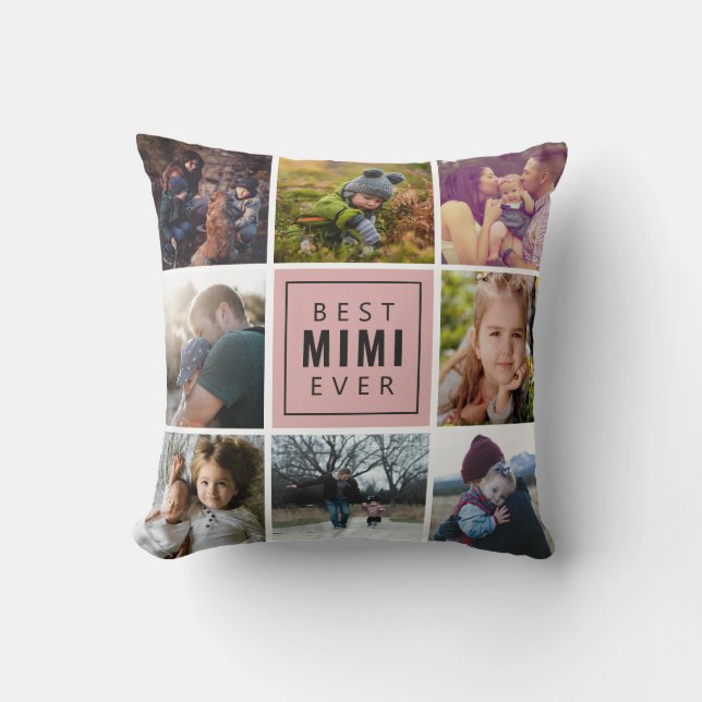 Beste Mimi Ooit Foto Kussen (Voorkant)
