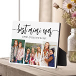 Beste MiMi ooit - Kleinkinderen Fotocollage Fotoplaat<br><div class="desc">Vier de "Beste MiMi Ever" met deze gepersonaliseerde Kleinkinderen Fotocollage Plaque. Dit hartverwarmende geschenk heeft een prachtig gerangschikte collage van gekoesterde foto's die speciale momenten vastleggen, aangevuld met een liefdevolle boodschap. Gemaakt van hoogwaardige materialen met een strakke afwerking, is het ideaal om thuis als een gekoesterde aandenken weer te geven....</div>