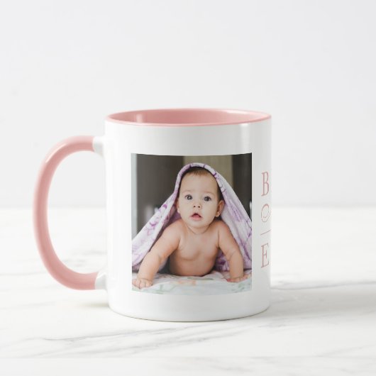 Beste Mimi ooit roze verjaardag Aangepast 2 Foto Mok (Links)