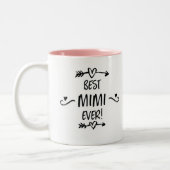 Beste Mimi Ooit Tweekleurige Koffiemok (Links)