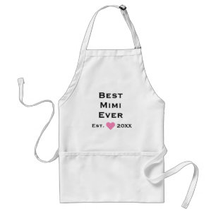 Beste Mimi ooit volwassen Apron Standaard Schort