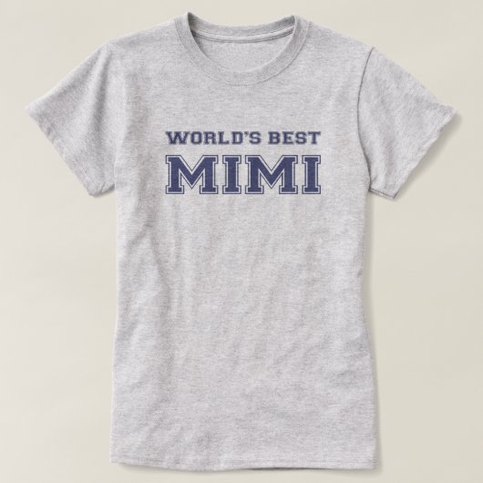 Beste Mimi ter wereld T-shirt (Design voorkant)
