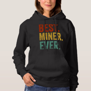 Beste Miner-ooit-technicus voor gegevensmijnbouw Hoodie