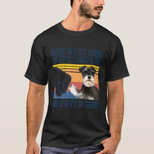 Beste Miniatuur Schnauzer Moeder Moeder Hond Ooit  T-shirt (Voorkant)