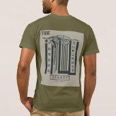 Beste minimalistische grafische T - shirts voor mo (Achterkant)