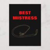 BESTE MISTRESS BRIEFKAART (Voorkant)
