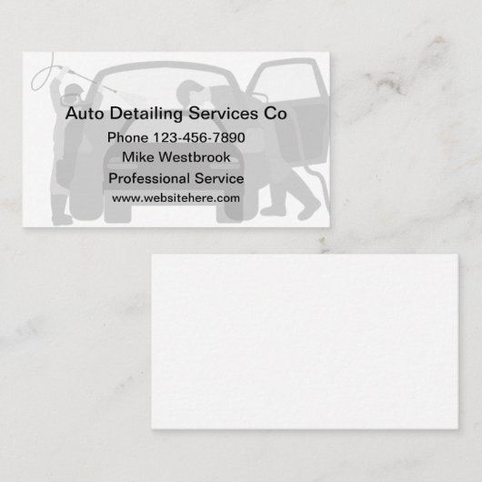 Beste mobiele Visitekaartjes met automatische gege (Voorkant / Achterkant)