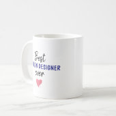Beste Mode Ontwerper ooit Koffiemok (Voorkant links)