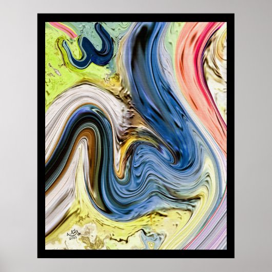 Beste moderne islamitische kunst poster (Voorkant)