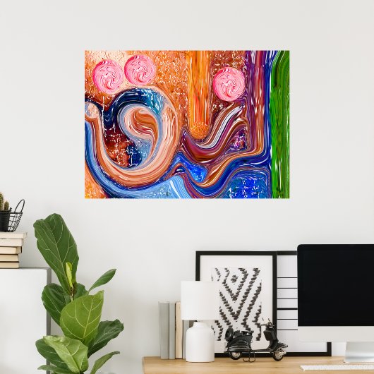 Beste moderne islamitische kunst poster (Thuiskantoor)