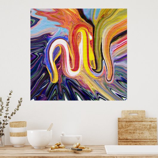 Beste moderne islamitische kunst poster (Keuken)