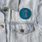 Beste moeder 2026 worstelaar trots ouder ronde button 5,7 cm (In situ)