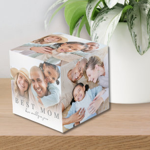 Beste Moeder 5 zijfoto familie foto's Kubus
