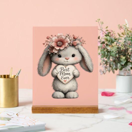 Beste moeder acryl bord (Huwelijk)