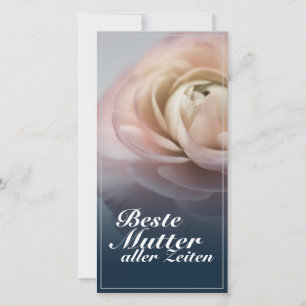 Beste moeder aller tijden met grote roze roos