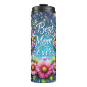 Beste moeder: Angel Wings, Bloemeneerbetoon Thermosbeker (Voorkant)